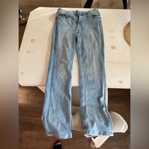 Light wash skinny Mother jeans